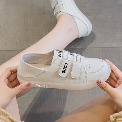 Белые туфли из натуральной кожи Повседневные туфли-лодочки