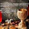 Wooden Goblet Handmade Chalice Wine Drinking Cup,15.24 Cm X 5oz, Perfect for Wedding, Christmas, Eucharist  Kiddush 1Pc