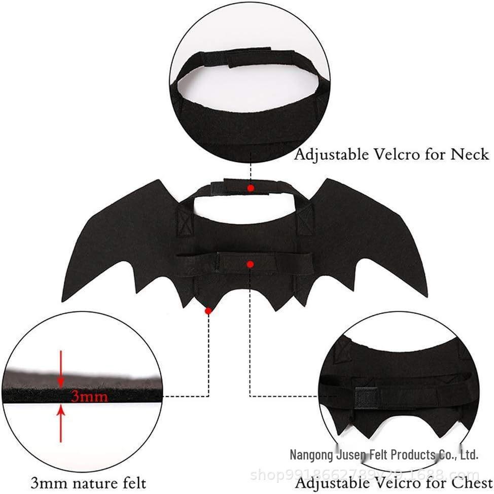 Halloween Bat Wings Pet Costume for Cats and Small Dogs