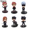 Attractive Jujutsu Kaisen Collectible Figurines Set Of 7 Unique Characters Ideal For Display And Gifting