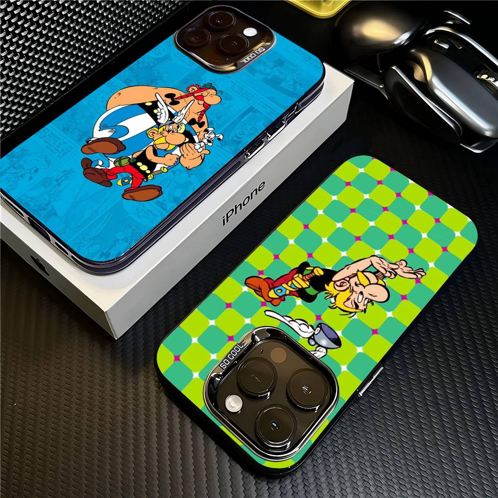 Чехол для телефона A-Asterix Y-O-Obelix для iPhone 16 15 14 13 12 11 17 Pro MAX Plus Pro Матовый Ударопрочный Чехол
