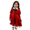 Christmas Santa Santa Claus Sizes E0479 [monoii] Dress, Girls' Costume, Red, Kids' Costume, 100, 110, 120, 130,