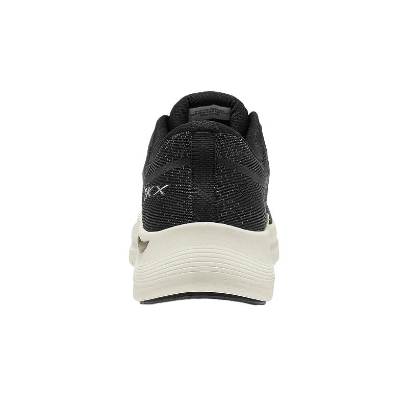 Skechers Arch Fit 2.0 На шнурках Удобные Круглый носок Сетчатые Дышащие Низкие Беговые кроссовки Мужские кроссовки 232784-BLK