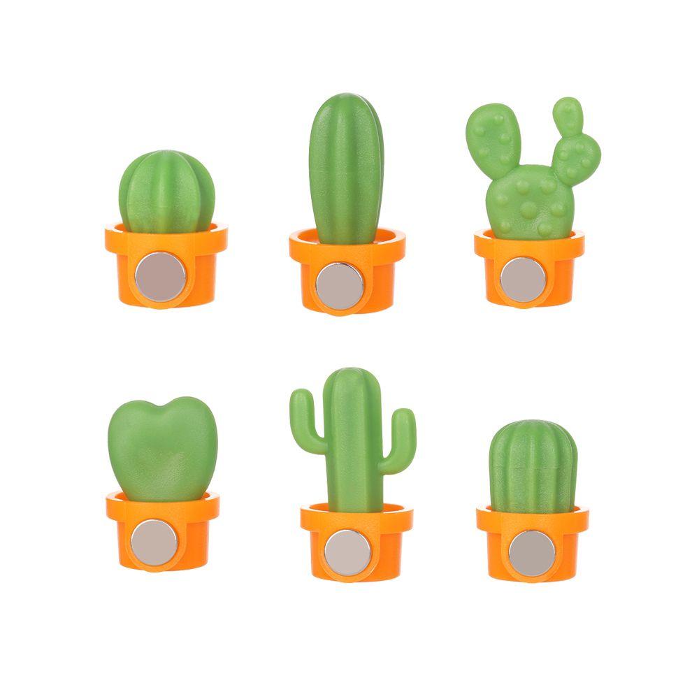 Room Message Board Magnetic Stickers Refrigerator Magnet Succulent Potted Miniature Cactus Bonsai