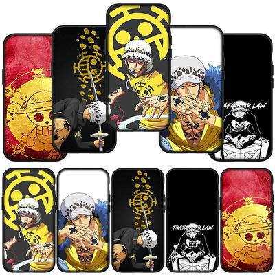 Чехол для телефона Samsung Galaxy S25 S24 S23 iPhone 16 15 Xiaomi Redmi Note 14 13 12 16E 8 X 11 Pro Max XR OPPO Moto One Piece Trafalgar Law Luffy Cover