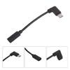 Кабель-переходник для передачи данных с изгибом 90 градусов, Micro USB на Type C