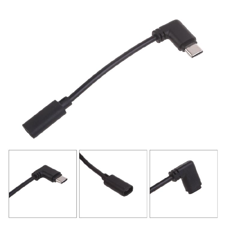 Кабель-переходник для передачи данных с изгибом 90 градусов, Micro USB на Type C