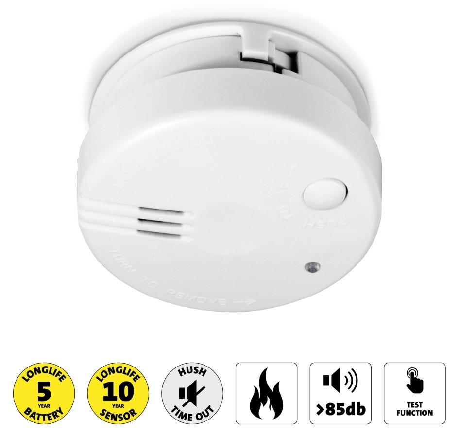 Мини-детектор дыма Alecto SA-100, Alecto