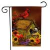 Elegant European Bee & Flower Garden Flag - Stylish Outdoor Decor