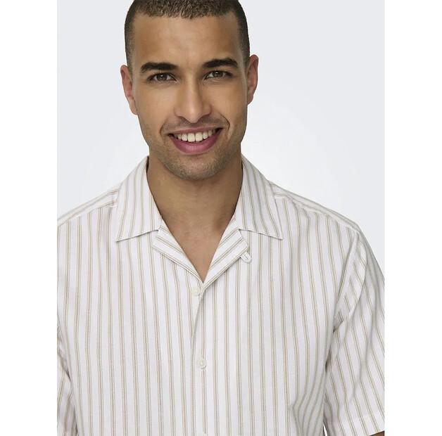 Only & Sons Alvaro Resort Oxford рубашка с коротким рукавом