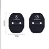 Silicone Car Door Lock Protector Cover Stickers Interior Mouldings For Mercedes-Benz C W202 W203 W204 E W221 ABEFG1