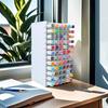 Marker Pen Organizer Craft Art Supply Storage Rack Large Capacity Desktop Art Marker Pens Pencils Holder with Removable Divider