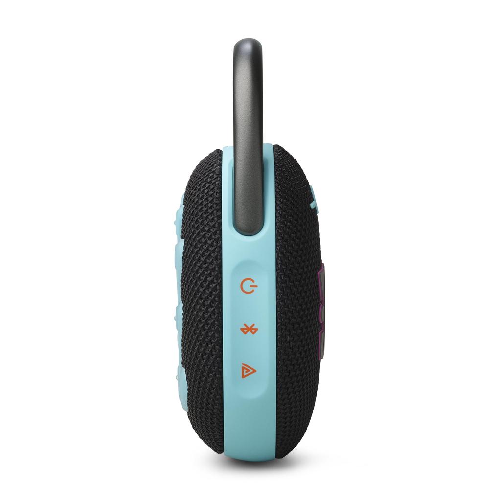 Bluetooth-динамик JBL CLIP5 Зарядка через USB-C IP67 Пыле- и водонепроницаемый Портативный Дизайн с карабином Пассивный радиатор Стильный черный JBLCLIP5BLKO