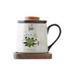 OLOEY Panda Mahjong Ceramic Tea Infuser Mug