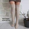 Thick Women's Socks Winter Warm Over Knee Long Socks Trendy Knitted Stockings  Gift
