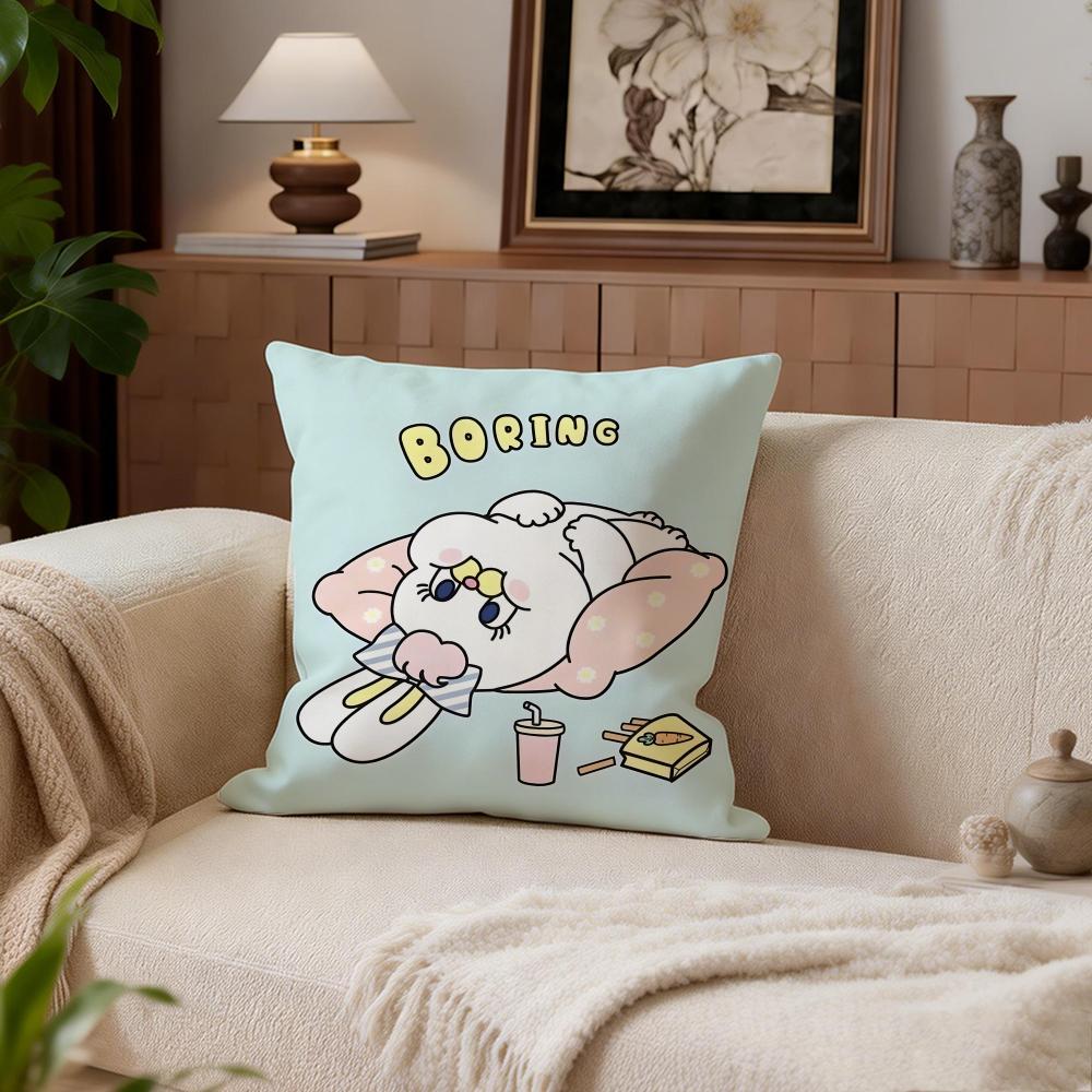 Cute Momorei Cushion Cover Cushion Cover Set 4Pcs 50X50 45X45 40X40 Pillowcase Decorative Sofa Home Decor