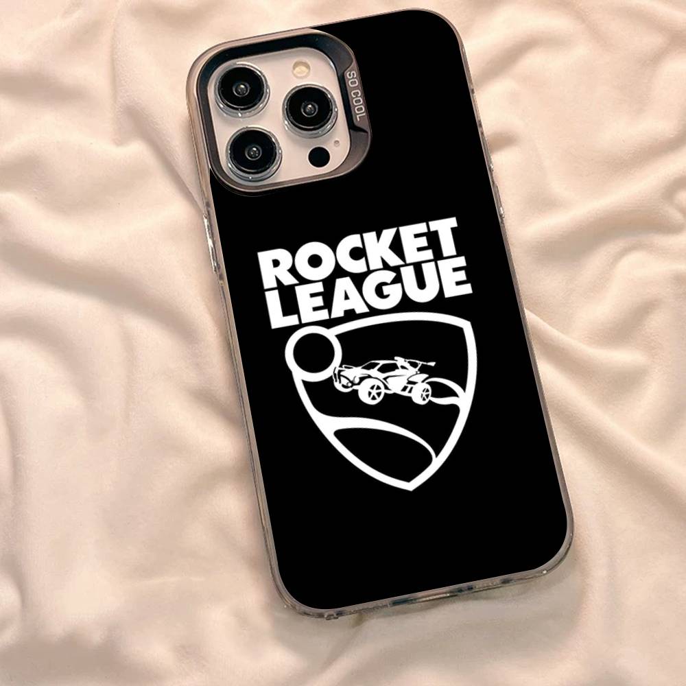 Чехол для телефона R-Rocket L-League для iPhone 17 Air 16 15 14 11 12 13 Pro Max Plus X XR XS Цветной Серебристый Жесткий Чехол