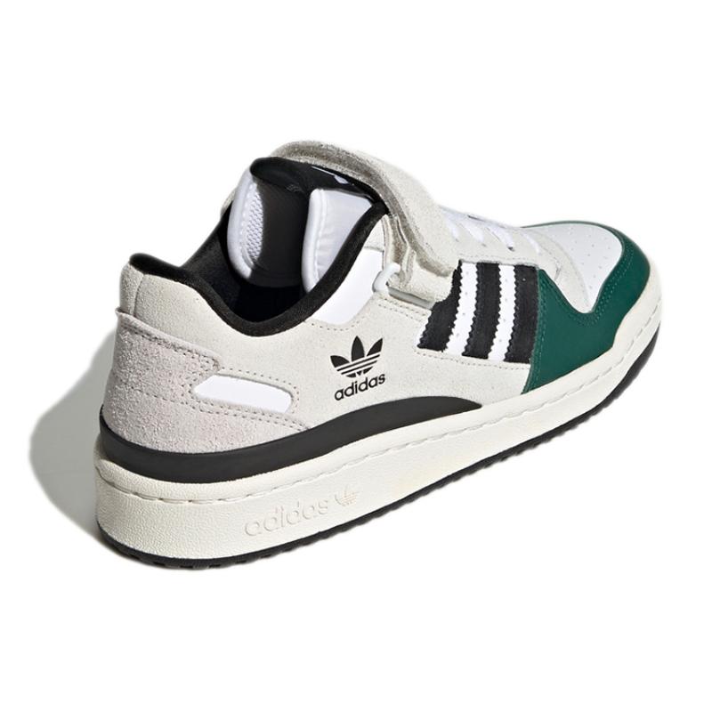 adidas Женские кроссовки Forum Low серо-зеленые белые GY8203