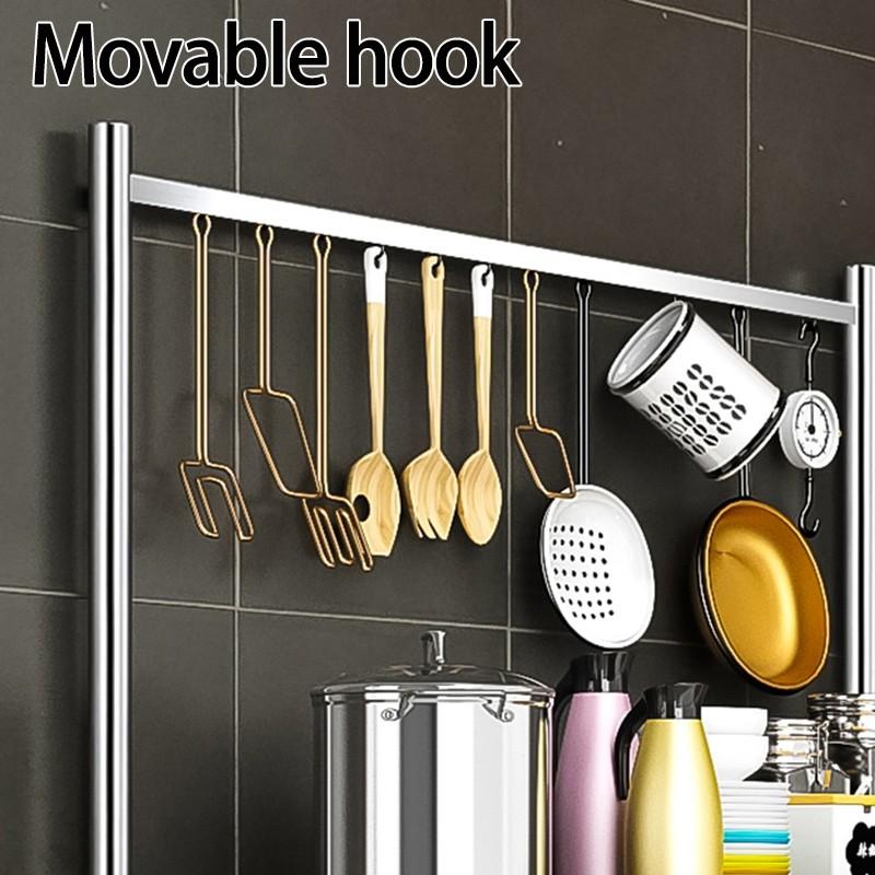 Утолщенная газовая стойка из нержавеющей стали для кухонного стола, многофункциональная газовая плита, стойка для хранения