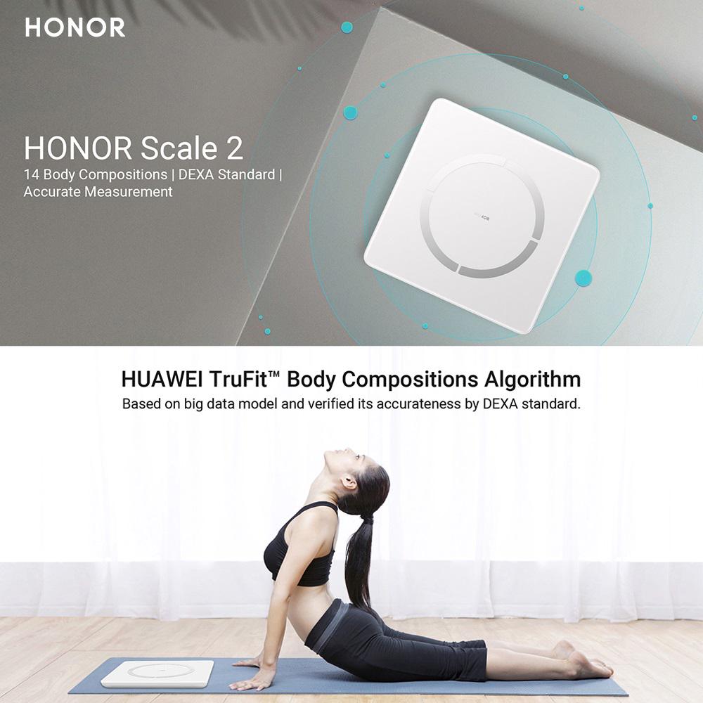 Honor Анализатор состава тела Scale 2 DEXA Standard 14 Монитор Точное измерение Smart