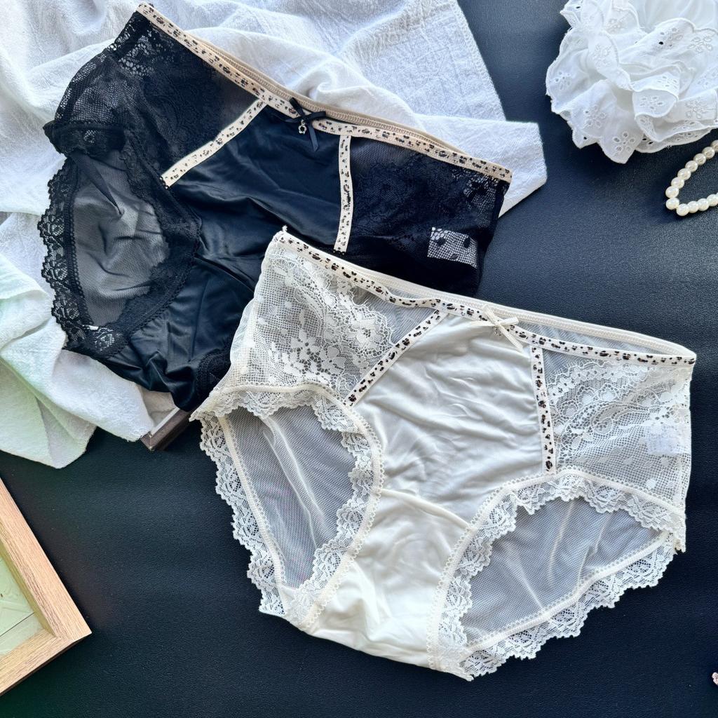 Женские летние трусы-слипы из атласа с принтом леопарда по краю, легкие, с ощущением роскоши и элегантности, с эффектом "ледяного шелка"