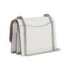 COACH Klare Canvas With Leather Shoulder Bag, Crossbody Bag Small Women's Glacier White CP078-SVVS5