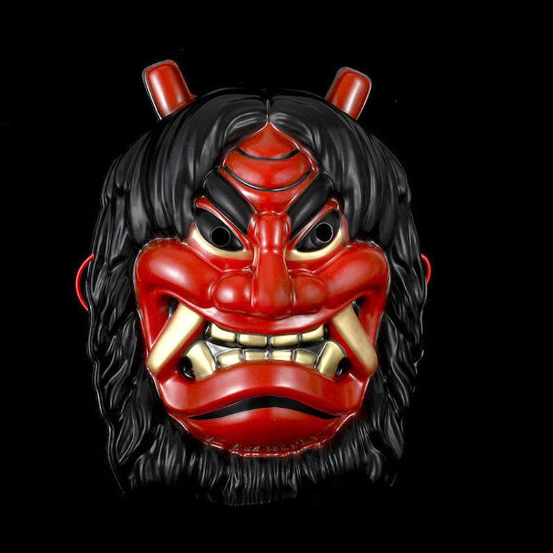 Мужская маска лисы на Хэллоуин - аниме-шлем Tengu Butterfly Dance Helmet