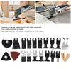 26pcs Universal Oscillating Saw Blades HighCarbon Steel Cutting Polishing Multitool for Wood