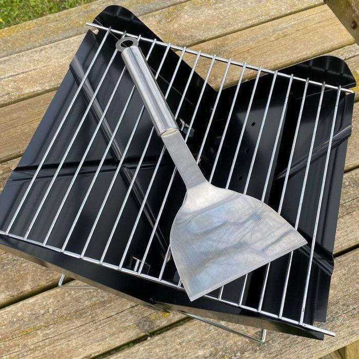 Лопатка - Нержавеющая сталь - Эргономичная - Термостойкая - Легко моется - Прочная конструкция