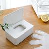 Одноразовая коробка для хранения масок, пыленепроницаемая откидная крышка, коробка для маски, чехол для влажных салфеток с крышкой, портативный для