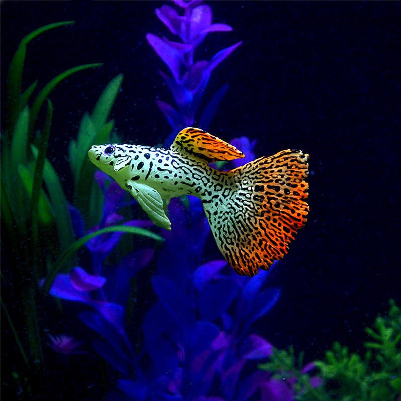 Silicone Artificial Fish Aquatic Landscape Night Luminous Fish Glow In Dark Underwater Fish Tank Decor Aquarium Accessories