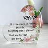 Love Acrylic Thanksgiving Gift for Mother Memorial Bedroom Living Room Ornament