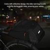 3-in-1 Bicycle Bag Reflective Bike Saddle Bag Waterproof Bike Rear Rack Bag with Shoulder Strap