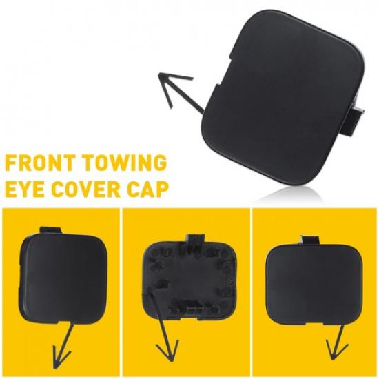 Front Hook Cover Bumper Tow Cap Black For 2013-2015 Nissan Altima 622A03TA0A
