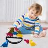 Kids Dinosaur Stacking Game Fine Motor Skills Toddlers Boys Girls Educational Dino Building Block Stacking Balance Tower Toy