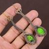 Copper Green Turquoise Handmade Copper Wire Wrap Earring 3.66 Q1i01
