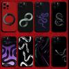 Чехол для телефона Змея для iPhone 16,15,14,13,12,11,Pro,X,XS,Max,XR,Plus,Mini Мягкий черный чехол