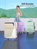 2025 Large Capacity 28-Inch Ice Skating Wheel Suitcase for Students with Secure Lock