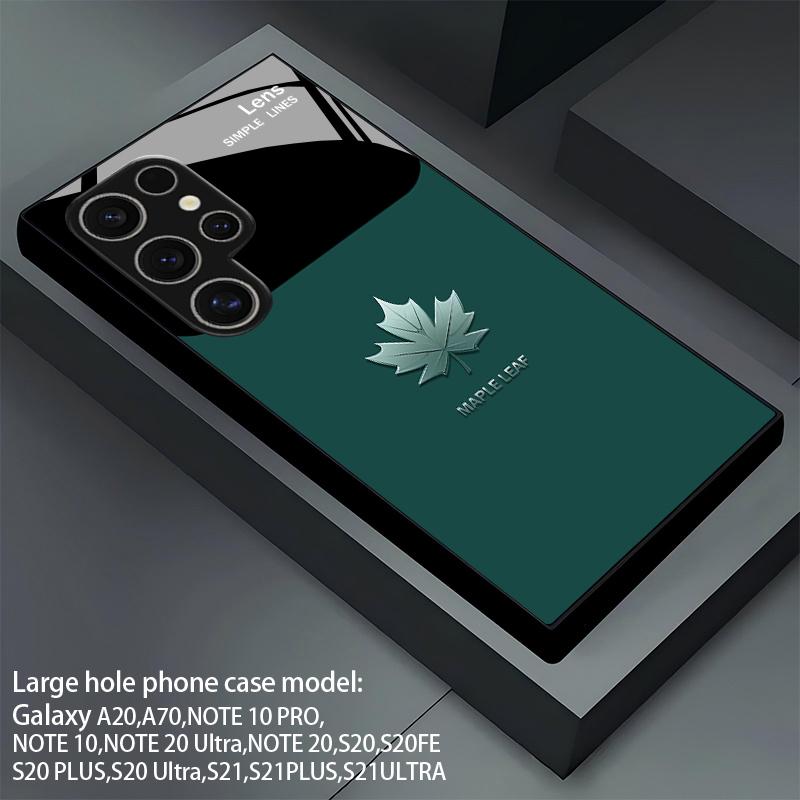 Чехол для телефона с 2D-рисунком для Samsung S26 S25 S24 S23 S22 S21 S20 A56 A36 A16 Защитная крышка из закаленного стекла