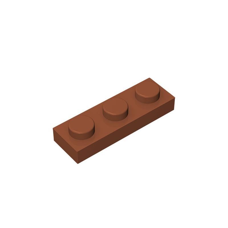 60 шт./лот Пластина MOC 1x3 Совместимая с 3623 Детские игрушки Строительные блоки DIY Частицы Пластина Техническая игрушка