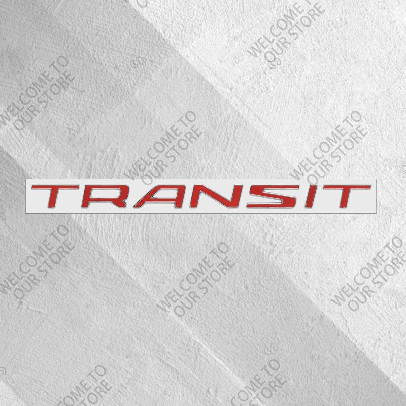 UHB24 3D Metal For Ford Transit Custom Camper Van Car Logo Badge Decor Rear Trunk Sticker Emblem Decoration Sticker Auto Accessories