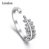 Классическое кольцо Lindon из медного сплава с цирконием, женские ювелирные изделия, свадебный подарок для вечеринки