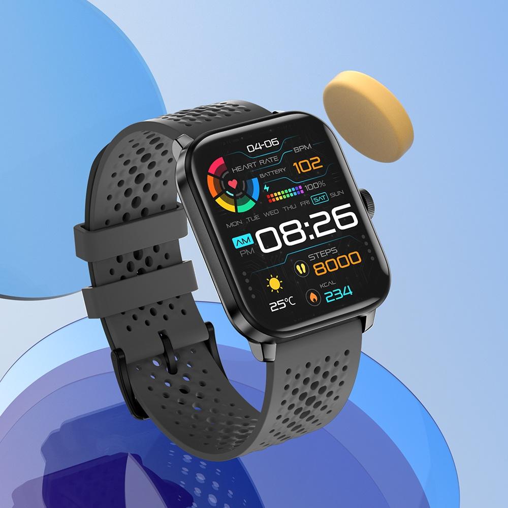 Смарт-часы Rainbuvvy F19 с GPS, спортивные, 1,85-дюймовый экран, IP68 водонепроницаемые, 280 мАч, ОС Android, умный браслет для мужчин и женщин