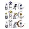 4Pcs Astronaut Statue Fireplace Model Resin Spaceman Figurine Home Decor