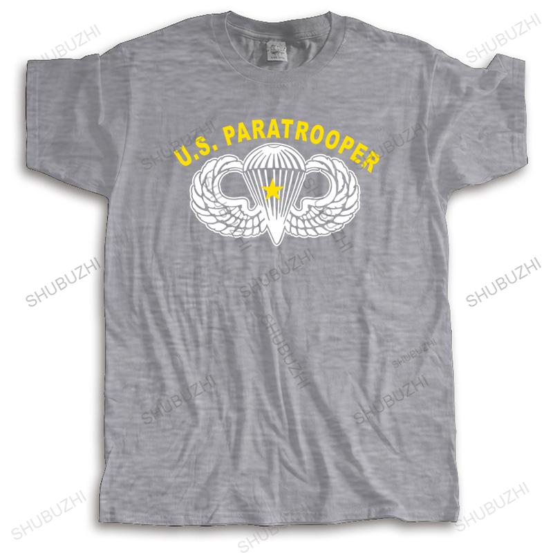 Unisex Oneck Tshirt Fashion Brand Tshirt Black New 82nd Airborne Division Combat Jump Wings Us Paratrooper Cotton Unisex Teeshirt