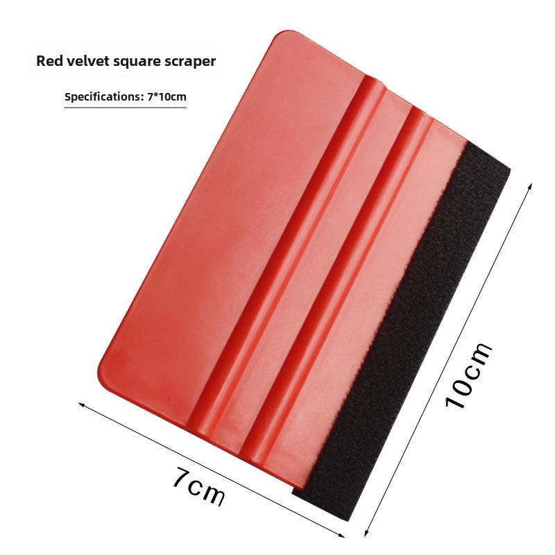 Яркий пластиковый мягкий скребок для наклеек на стены и автомобильных пленок