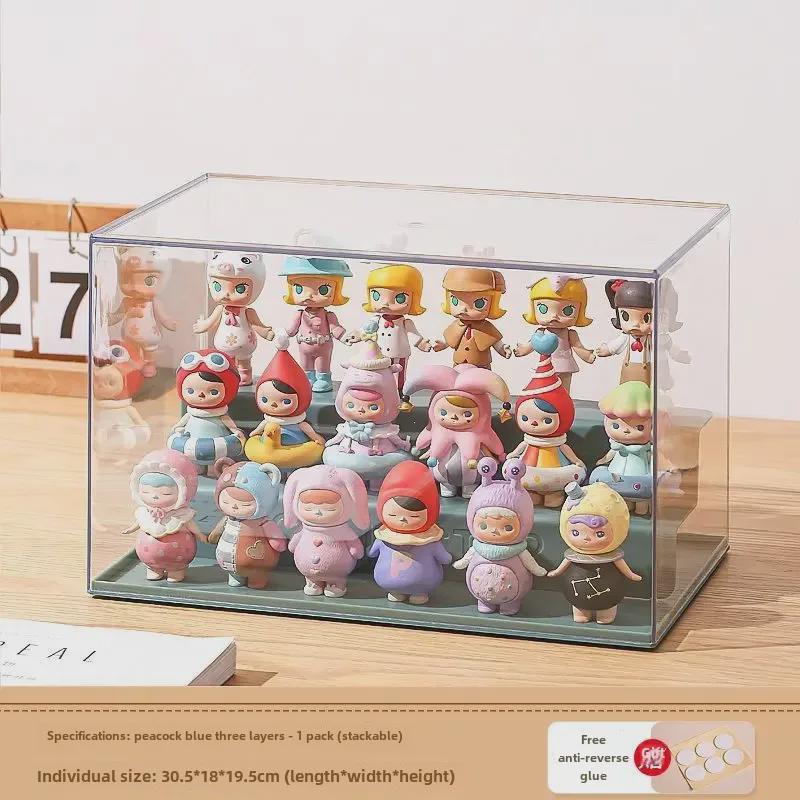 Складная прозрачная витрина для кукол Pop Mart Molly Blind Box