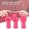 6pcs Knitting Point Protectors For DIY Weave Knitting Sewing Mix Shaped Tip Stopper
