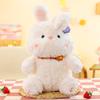 Милая маленькая белая плюшевая игрушка-кролик маленький кролик 8 дюймов бутиковая кукла для захватного автомата кукла для успокоения девочки детский подарок