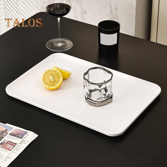 Поднос для сервировки, прямоугольные подносы для овощей и фруктов, для закусок, десертов, печенья, сыра, пластиковые подносы, большие подносы для еды без содержания бисфенола А, праздничные атрибуты